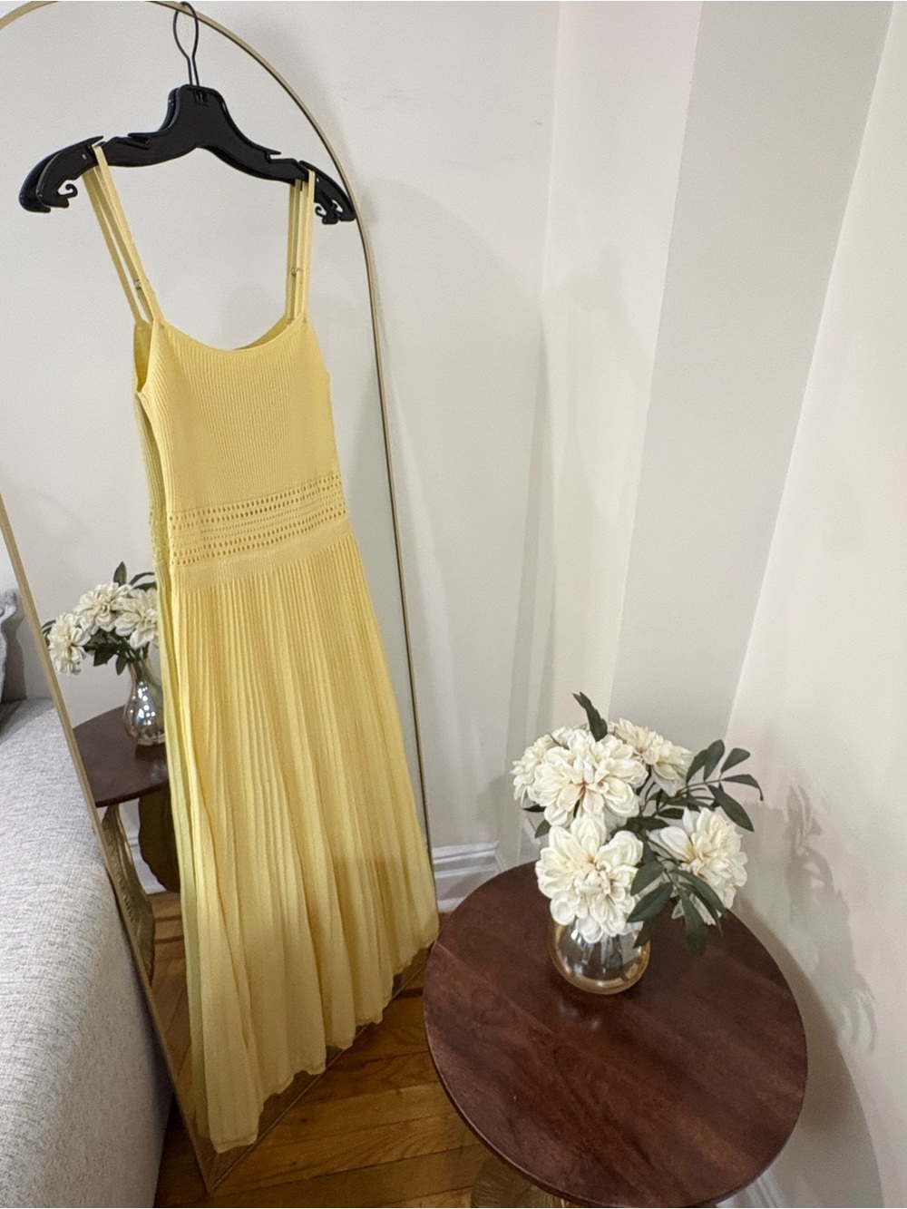 NWT COMMENSE YELLOW KNIT DRESS